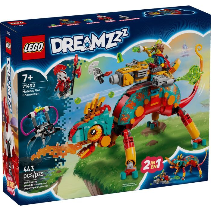 Конструктор LEGO DREAMZzzzz Огненный хамелеон Матео (71492)