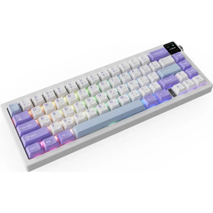 Клавиатура Ajazz AK650 Flying Fish Switch Black RGB USB/Wireless/Bluetooth UA Black (AK650-FF-BGY) изображение 4