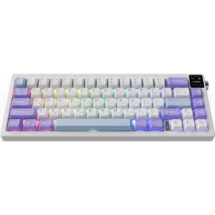 Клавиатура Ajazz AK650 Flying Fish Switch Black RGB USB/Wireless/Bluetooth UA Black (AK650-FF-BGY) изображение 5