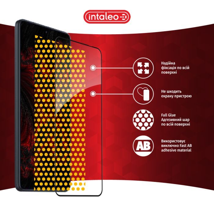 Стекло защитное Intaleo Full Glue Xiaomi Redmi K60 Black (1283126589867) изображение 7