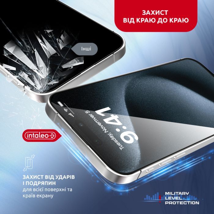 Скло захисне Intaleo MagicBox Apple iPhone 15 PRO MAX (4820266742867) зображення 5