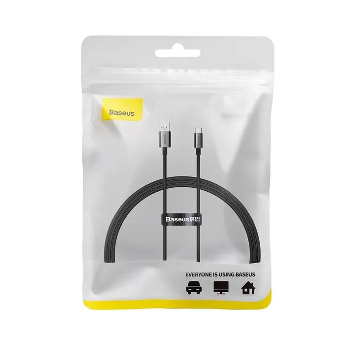 Дата кабель USB 2.0 AM to USB-C 2.0m Superior Fast Charging 100W cluster black Baseus (P10320102114-02) зображення 6