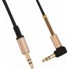 Кабель мультимедийный 3.5mm M to 3.5mm M 1.0m 90-degree UPA02 Black HOCO (6957531025665) изображение 3