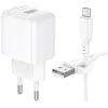 Зарядное устройство BOROFONE BAS42A Potential USB QC3.0 + cable USB to Micro 5P White (6941991113796) изображение 3