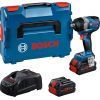 Гайковерт Bosch GDS 18V-750C 18V, 2x8Ah, до 3000об/хв, 270/380/750Нм, квадрат 1/2", кейс, Bluetooth 1.7кг (0.601.9L9.002)