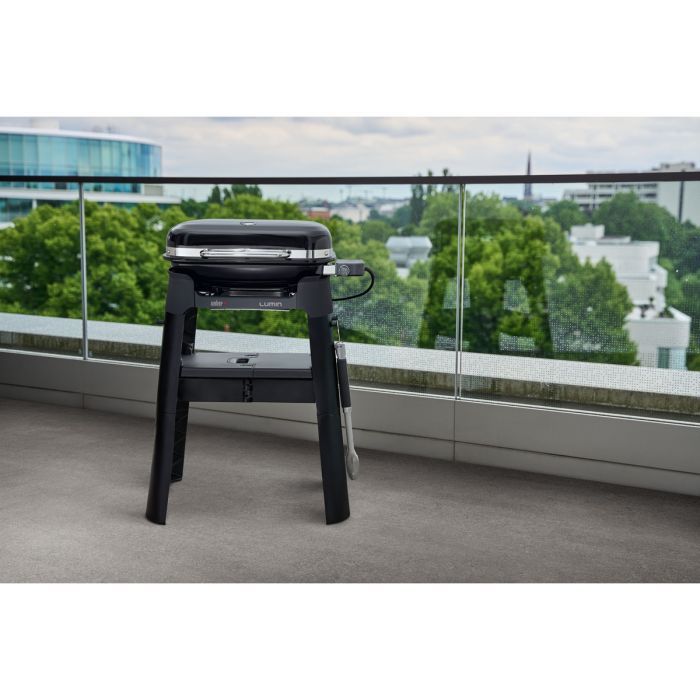 Гриль-барбекю Weber Lumin Compact 1000 з підставкою Black (91010853) изображение 11