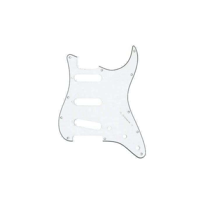 Пікгард панель для гітари DiMarzio 3-Ply Pickguard For Stratocaster (White) (FG2108W)