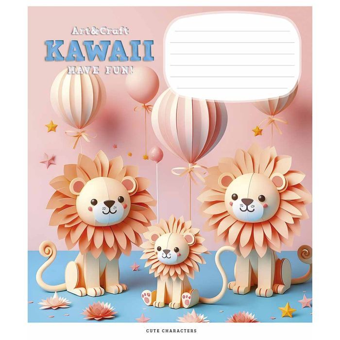 Зошит Школярик Art & Craft 12 аркушів лінія (012-3398L) зображення 2