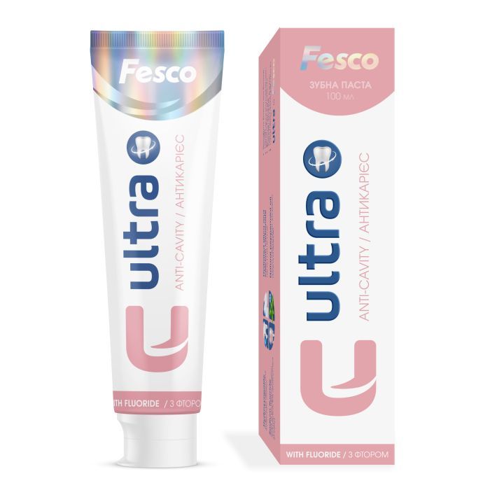 Зубная паста Fesco Ultra Anti-Cavity Антикариес 100 мл (4820204701963) изображение 2