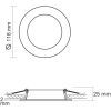 Светильник Videx LED Back вбудований круглий 9W 5000K (VL-DLBR-095) изображение 4