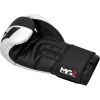 Боксерские перчатки RDX F4 Boxing Sparring Gloves Hook & Loop White/Black 10 унцій (BGR-F4B-10OZ) изображение 4