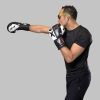 Боксерские перчатки RDX F4 Boxing Sparring Gloves Hook & Loop White/Black 10 унцій (BGR-F4B-10OZ) изображение 5