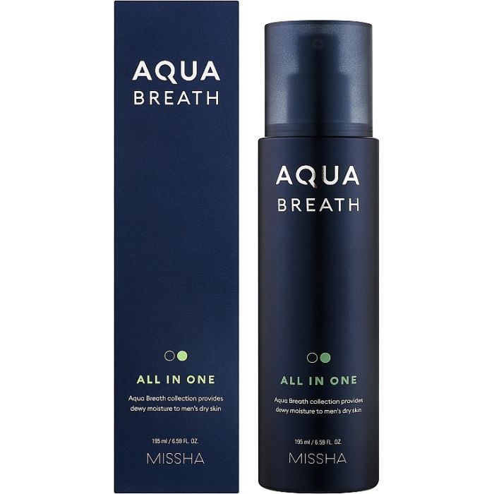 Крем для обличчя Missha For Men Aqua Breath All In One Есенція 195 мл (8809747949991) зображення 2