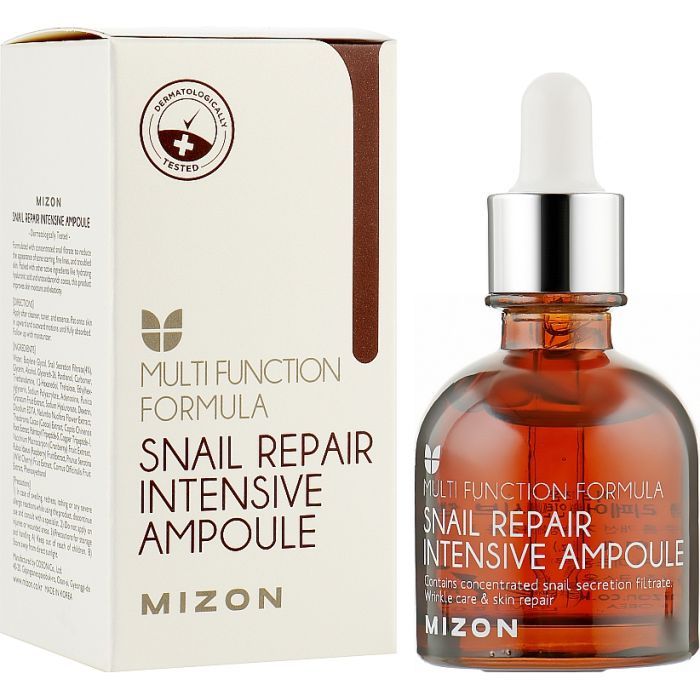 Сироватка для обличчя Mizon Snail Repair Intensive Ampoule 30 мл (8809663751623) зображення 2