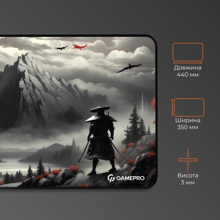Килимок для мишки GamePro MP145RS Gray (MP145RS) зображення 4