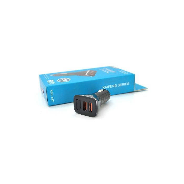 Зарядное устройство iKAKU KSC-527 2xUSB 5V 2.8A Black (KSC-527 KAIFENG)