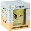 Кошик для паперів Kite Настільний контейнер для сміття, жовтий (K24-011-2) зображення 5