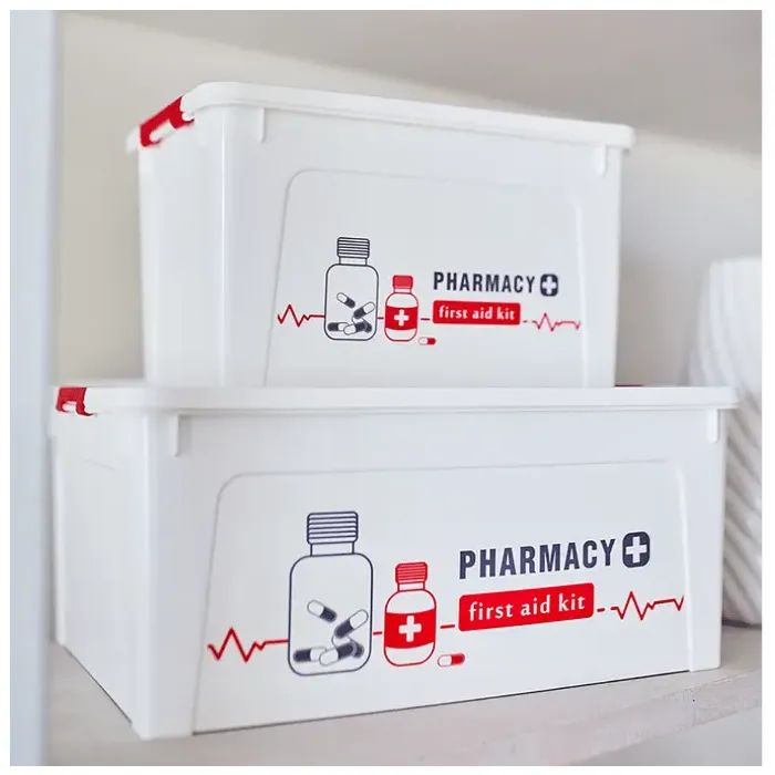 Контейнер для зберігання Алеана Смарт-бокс із затиском Аптечка 3.5 л (127006) зображення 2