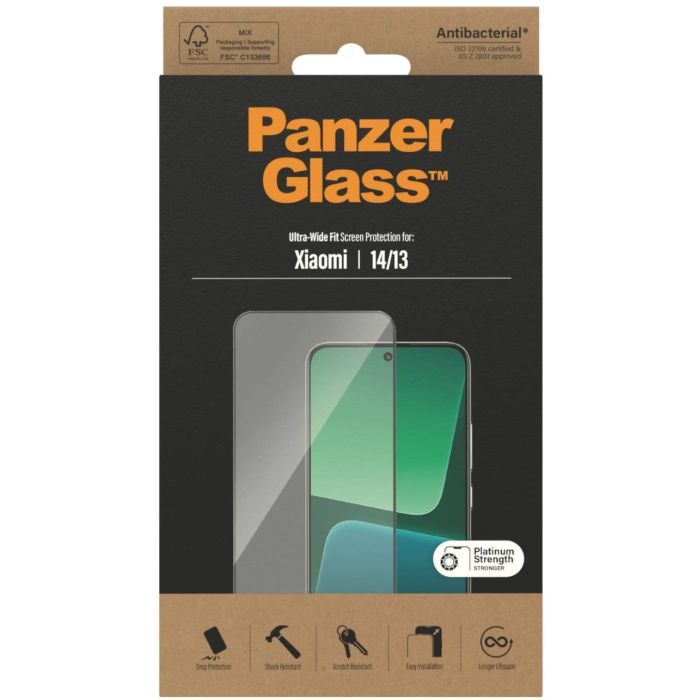 Стекло защитное PANZERGLASS Xiaomi 14 | 13 Ultra-Wide Fit (PG_8066) изображение 4