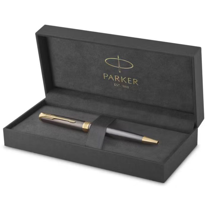 Ручка кулькова Parker SONNET 17 Grey Lacquer GT BP (86 432) зображення 3