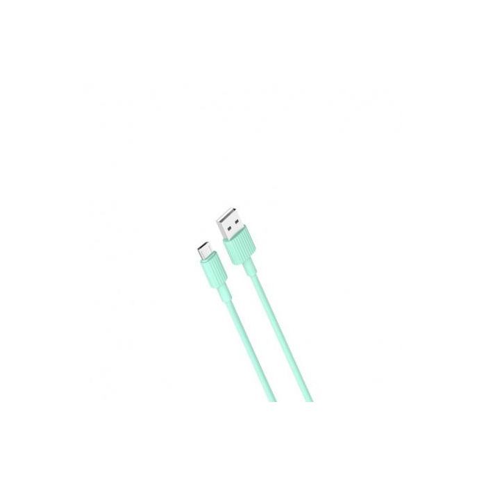 Дата кабель USB 2.0 AM to Micro 5P 1.0m 2.4A pink XO (NB156-M-PN)
