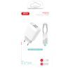 Зарядное устройство XO 2xUSB 2.4A + cable USB to Micro 5P white (L57-M-WH) изображение 3