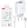 Зарядное устройство XO 2xUSB 2.4A + cable USB to Micro 5P white (L57-M-WH) изображение 5