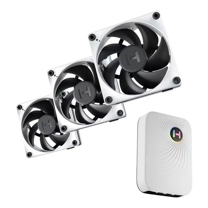 Кулер до корпусу Hyte THICC FP12 FAN 3 PACK (FAN-HYTE-FP12-BW-3NP) зображення 7