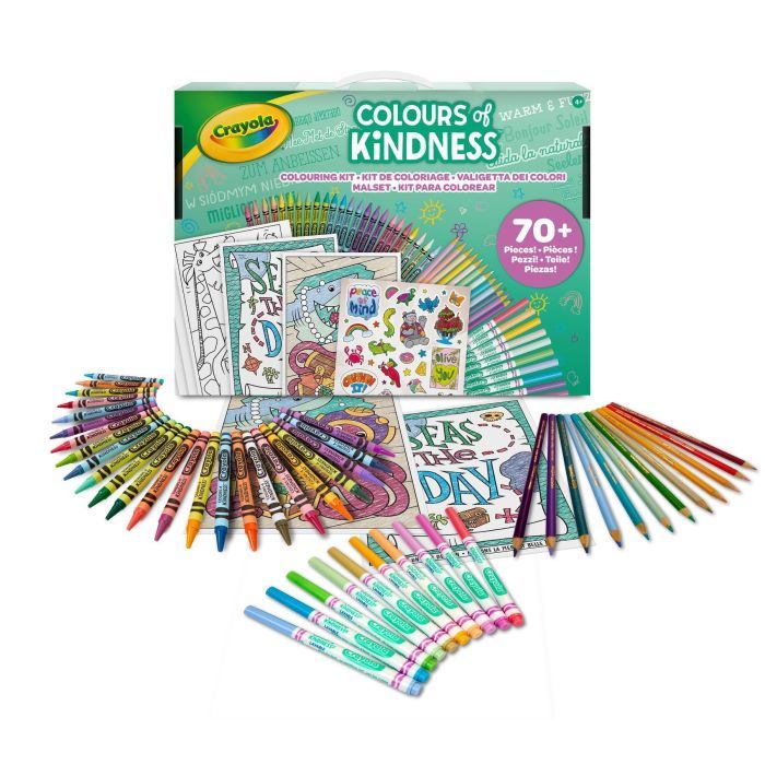 Набір для творчості Crayola Colours of kindness 70+ одиниць (04-2941) зображення 2