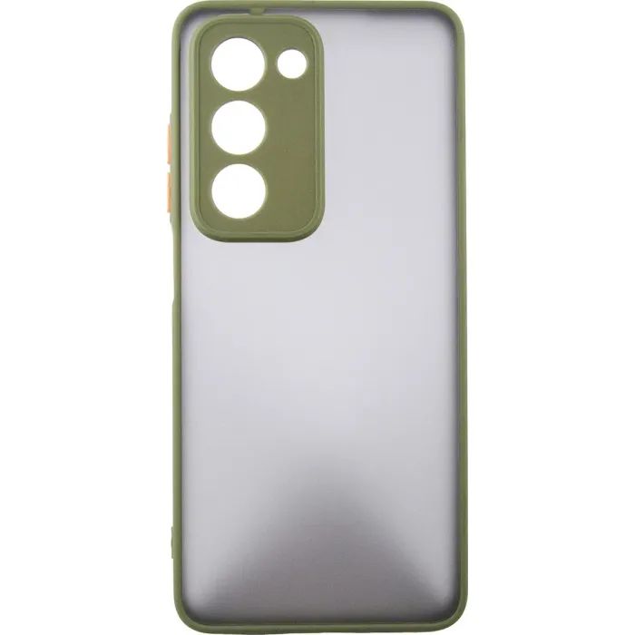 Чехол для мобильного телефона Dengos Oppo A5 4G Case Matte + Glass (Olive Green) (DG-KM-158) изображение 2