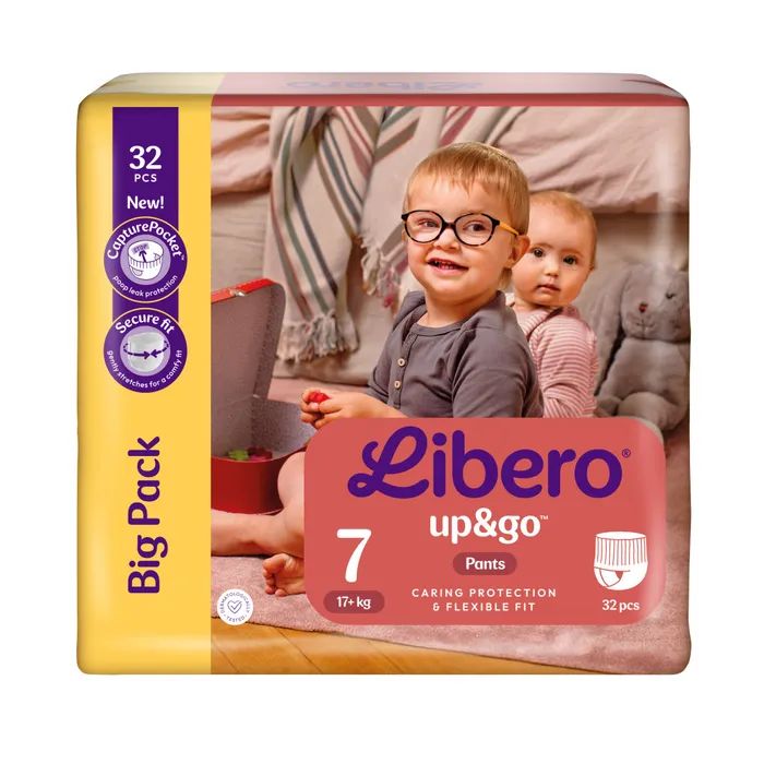 Подгузники Libero Up&Go Розмір 7 (17+ кг) 32 шт (7322542536421) изображение 2