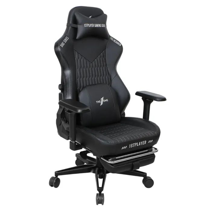 Крісло ігрове 1stPlayer Duke Black (DUKE-FR-BK) зображення 2