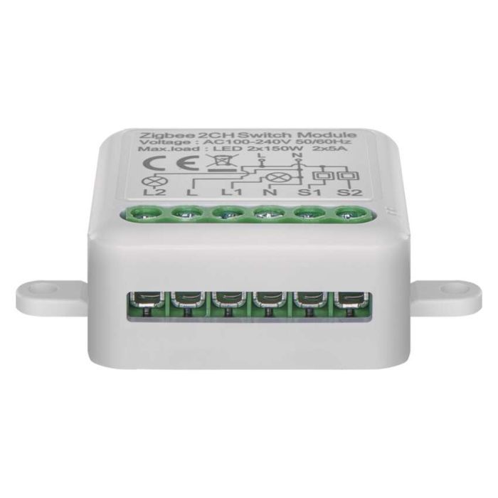 Модуль управління розумним будинком EMOS H5102 ZigBee 3.0 2-Channel (H5102) зображення 6