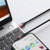 Дата кабель USB-C to Lightning 1.0m 20W 90° corner black/red Baseus (CAVP000220) зображення 7