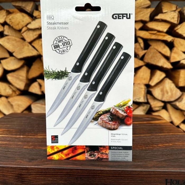 Столовый нож Gefu BBQ для стейків Набір 4 шт (89155) изображение 2