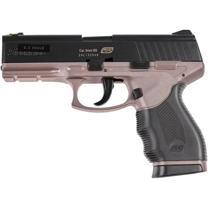 Страйкбольний пістолет ASG Sport 106 Spring Black/FDE (20122)