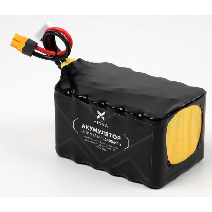 Акумуляторний блок Vinga Li-Ion 12S2P 11000mAh з балансувальним дротом (V12S2P-11000MAH) зображення 3
