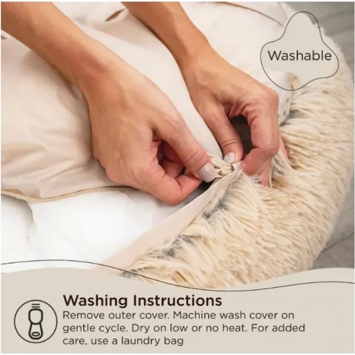 Лежак для животных Best Friends бежевая элегантность 114х114 см (0817403023815) изображение 2