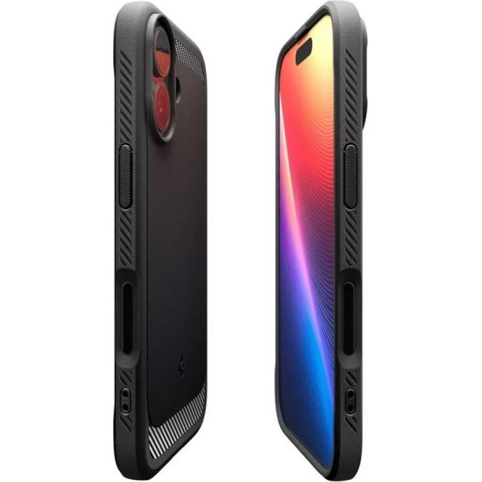 Чехол для мобильного телефона Spigen Rugged Armor MagFit iPhone 17 Matte Black (ACS10367) изображение 5