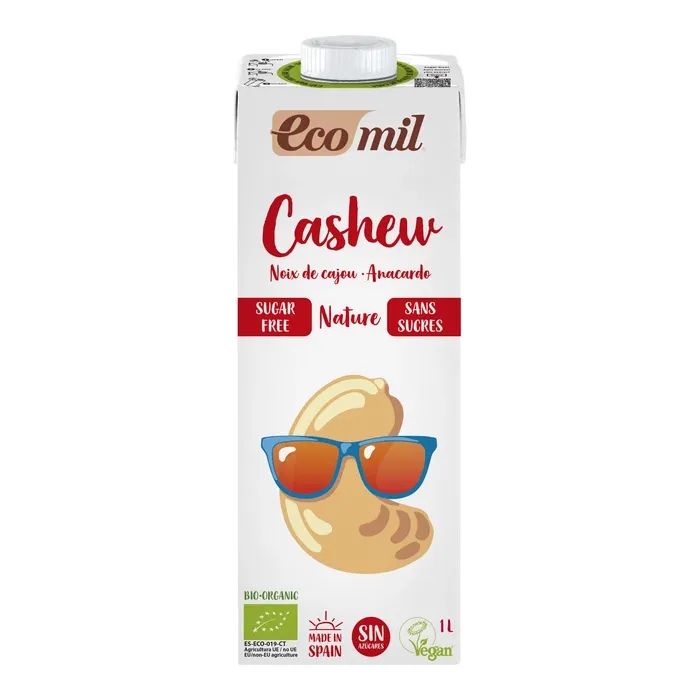 Молоко растительное Ecomil Органическое с кешью без сахара 1 л (192536)