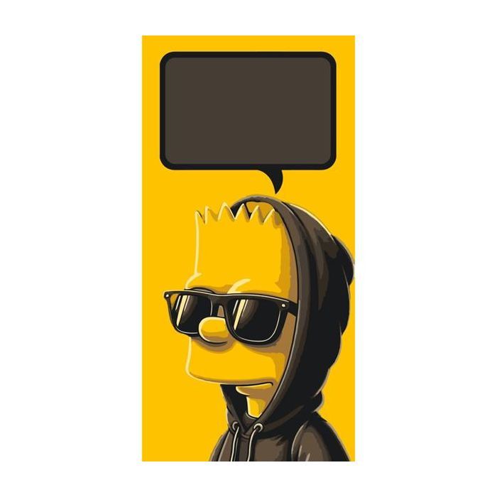 Картина по номерам ArtCraft Барт Сімпсон листівка 40х80 см (16113-AC)