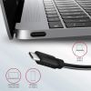 Концентратор AXAGON USB-C to 2xUSB-A + 2xUSB-C 10Gbps 0.13m gray (HMC-4G2) изображение 6
