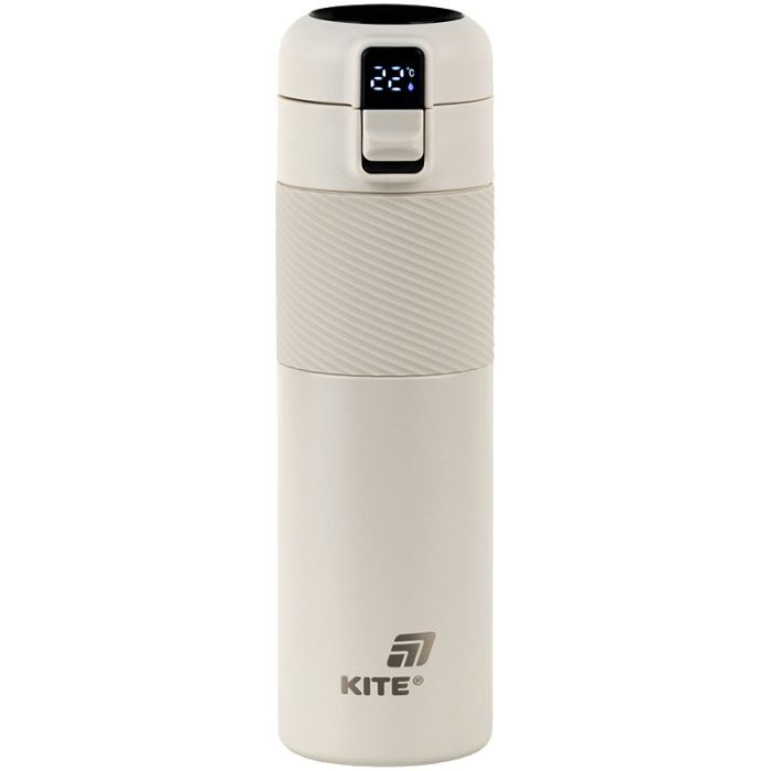 Термокружка Kite 1227 з термодатчиком 450 мл фіолетовий (K25-1227-3)