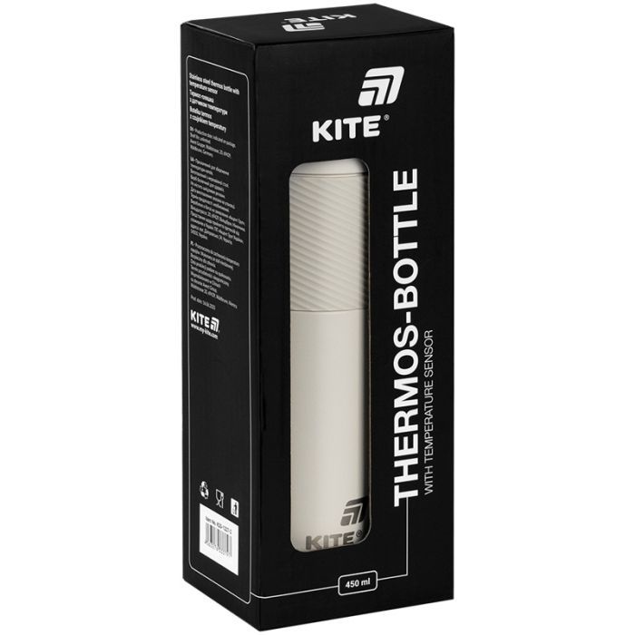 Термокружка Kite 1227 з термодатчиком 450 мл фіолетовий (K25-1227-3) изображение 5