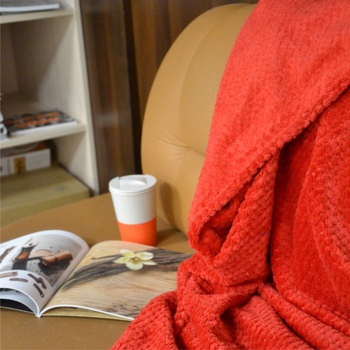 Плед Bergamo Diamond червоний 130 х 180 см (70030205-02) зображення 6