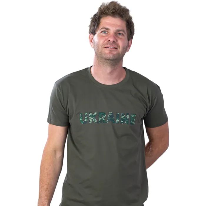 Футболка Sol's Imperial 190 Ukraine хакі темний XL (11500269/140XL)