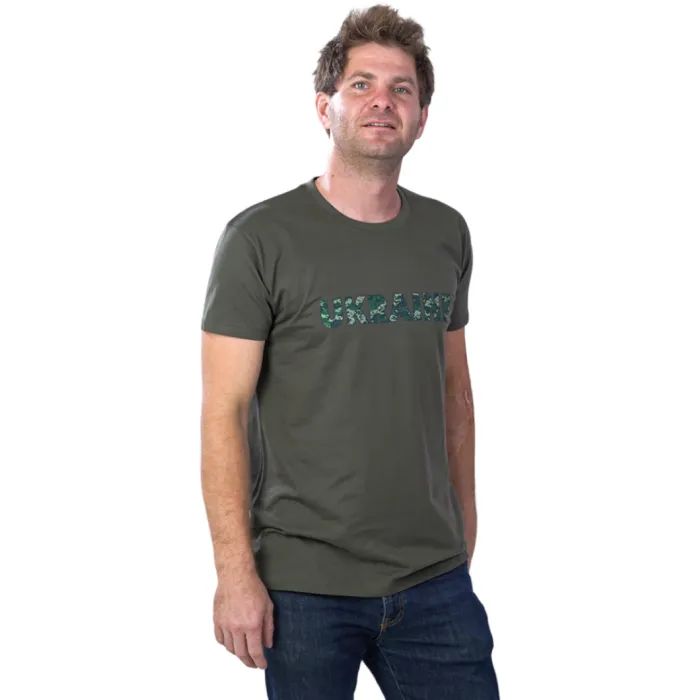 Футболка Sol's Imperial 190 Ukraine хакі темний XL (11500269/140XL) изображение 2