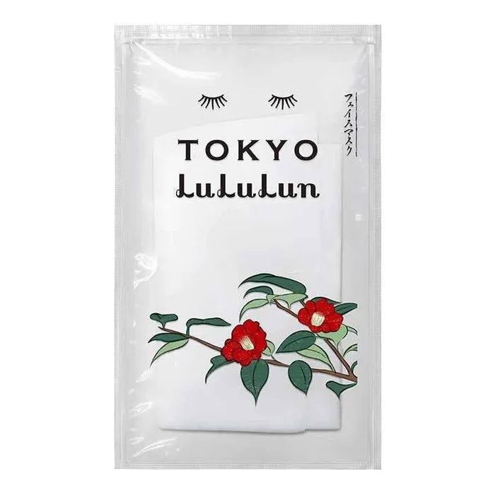 Маска для лица Lululun Face Mask Tokyo Camellia 5 шт (4582305068573) изображение 2