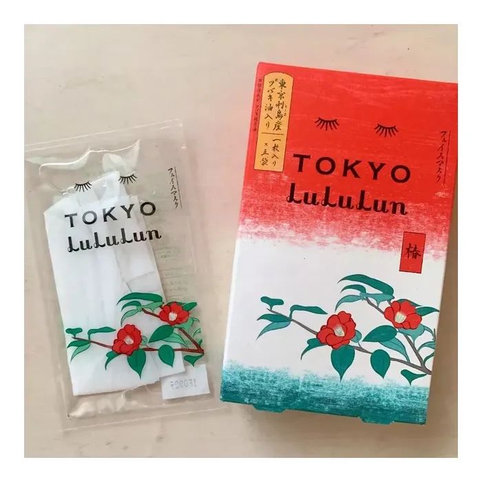 Маска для лица Lululun Face Mask Tokyo Camellia 5 шт (4582305068573) изображение 5