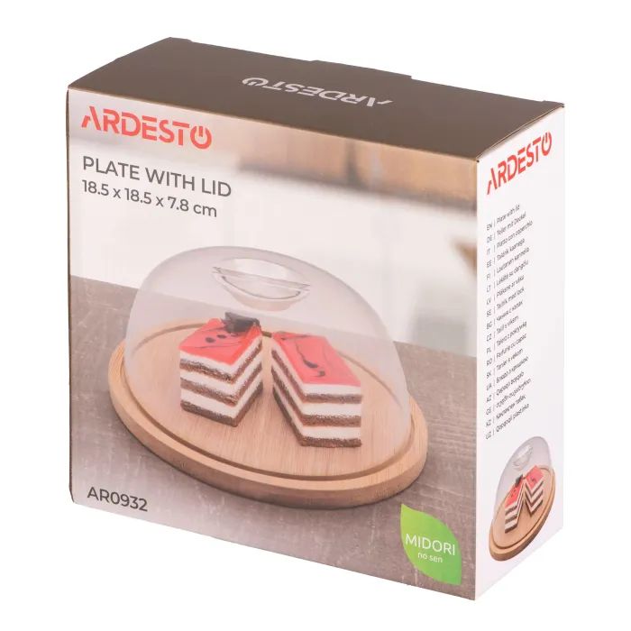 Блюдо Ardesto Midori 18.5х1х7.8см бамбук, пластик (AR0932) зображення 5